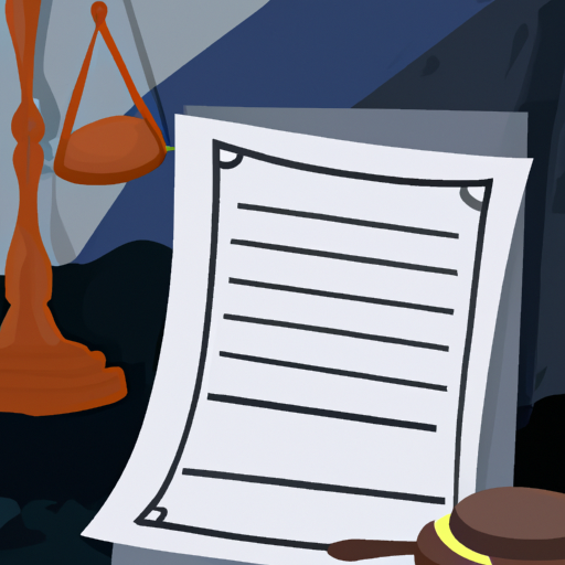1. איור המציג את מאזני הצדק המייצגים את תפקידו המכריע של עורך דין פלילי.
